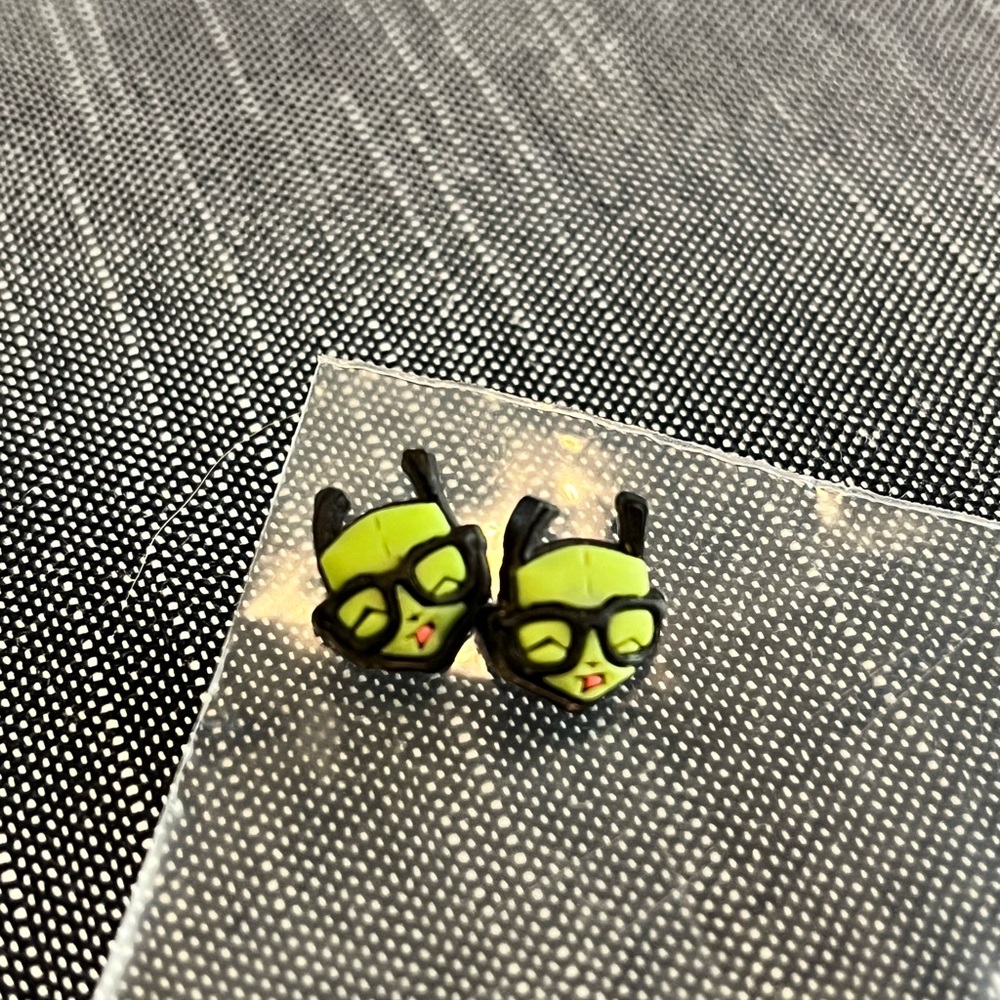 Invader Zim Gir Earrings